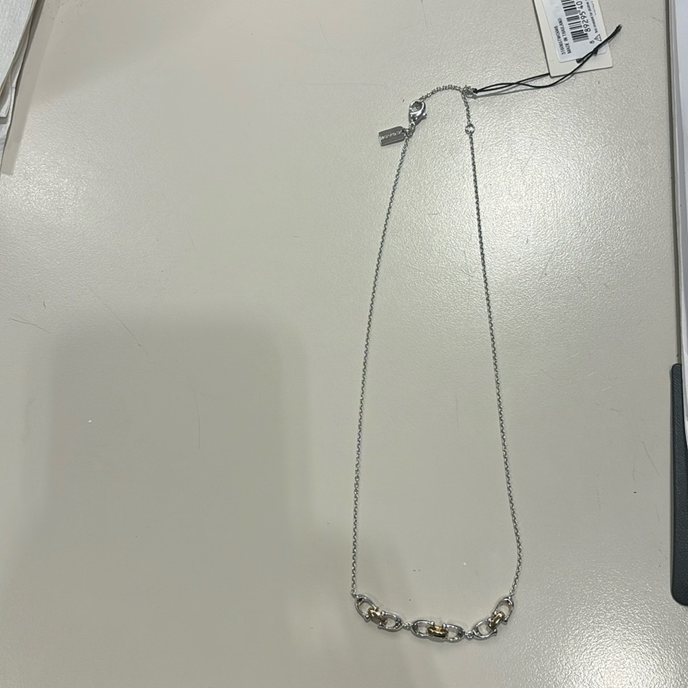 NWT chocked Coach necklace